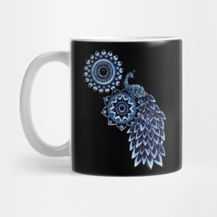 Psychedelic Peacock Design Mug